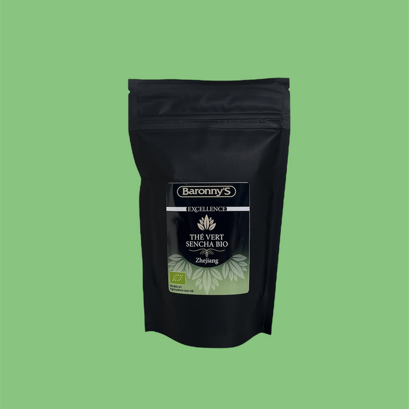 Thé vert sencha bio en vrac - Baronny's