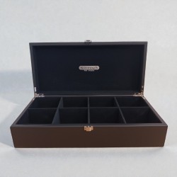 Coffret à Thé en Bois Noir...